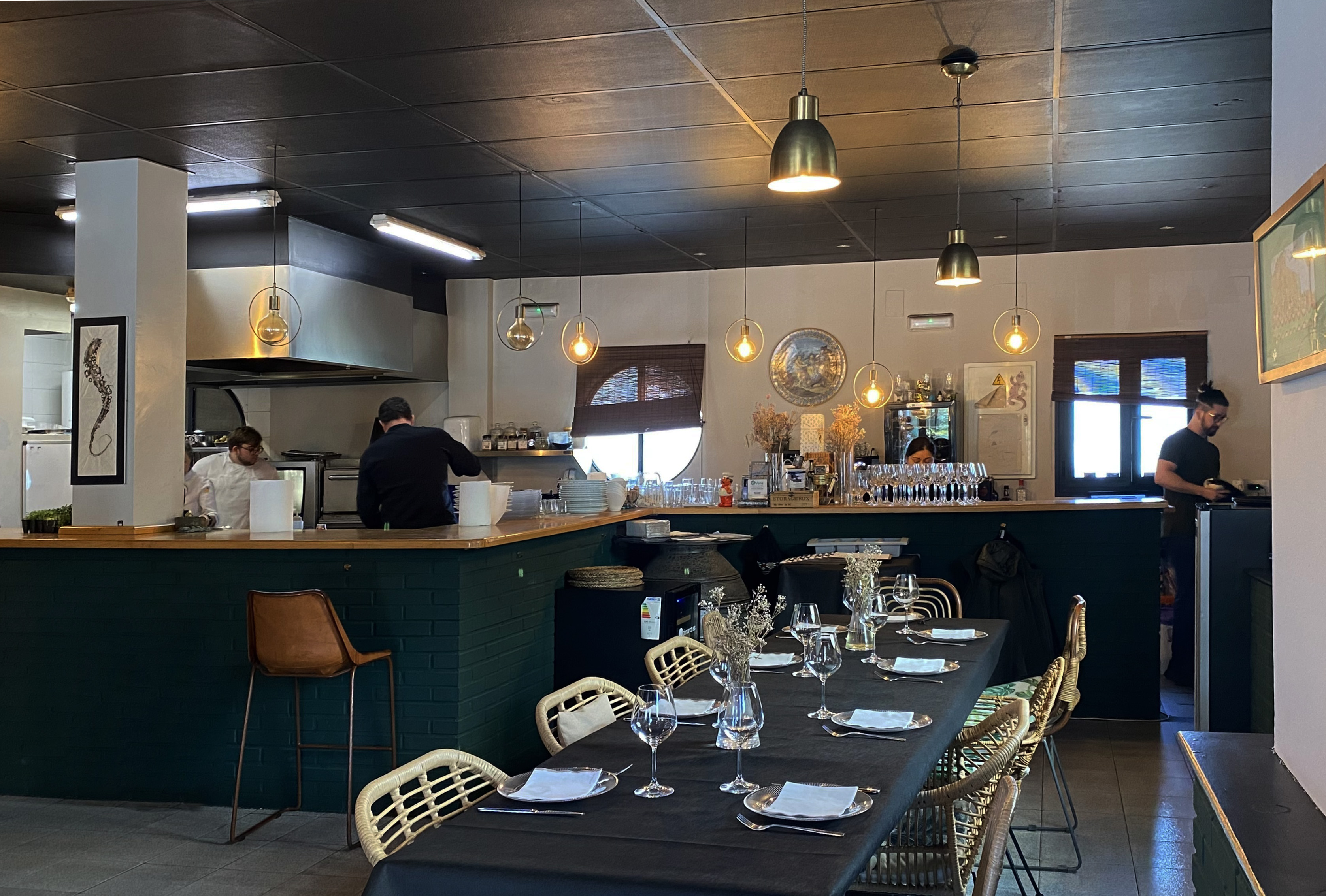 Interior del restaurante Al Norte